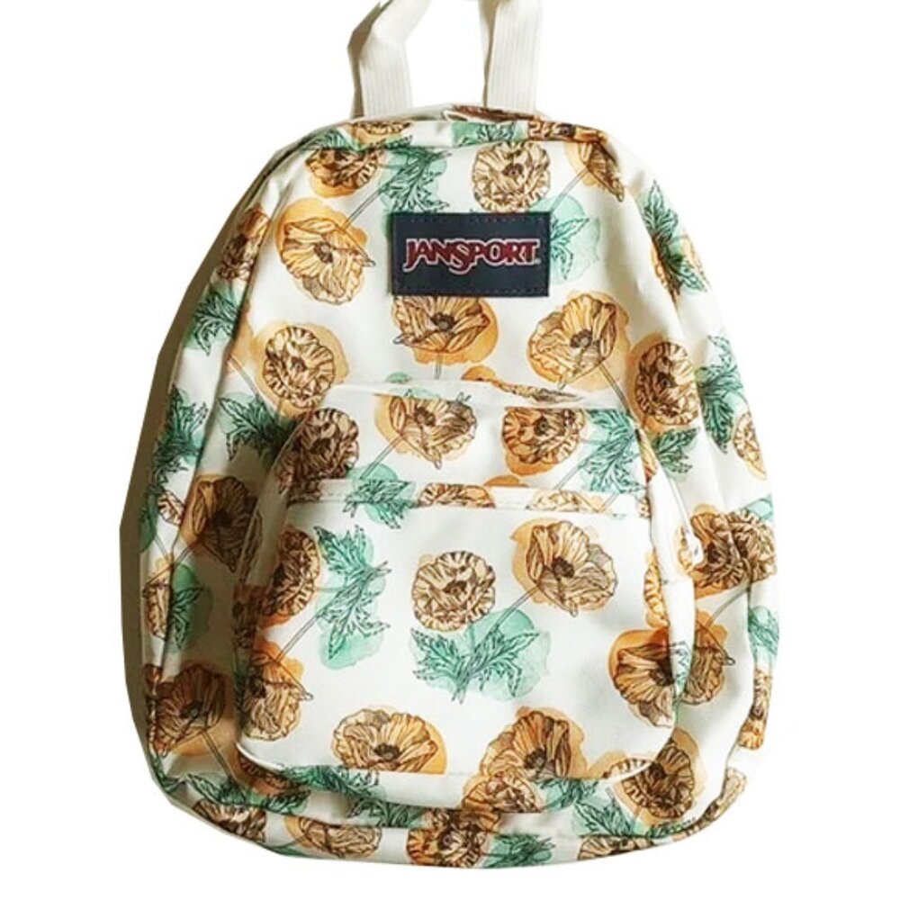Jansport Half Pint Backpack California Orange Poppies 50OFF3